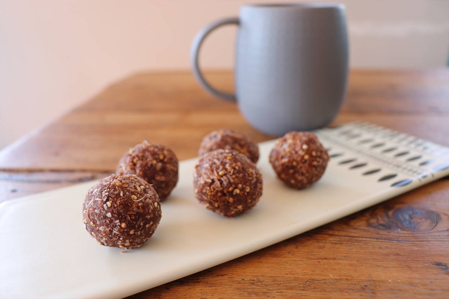 Sprouted Quinoa Choc Bliss Balls
