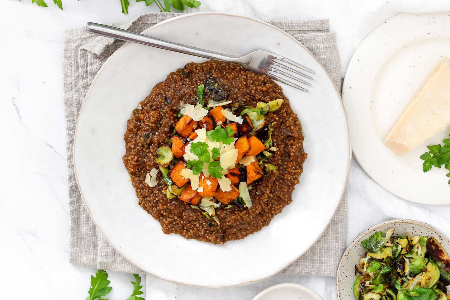 Caramelised Onion, Sage and Roasted Butternut Quinoa Risotto